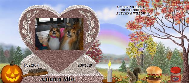 Autumn Mist's Rainbow Bridge Pet Loss Memorial Residency Image