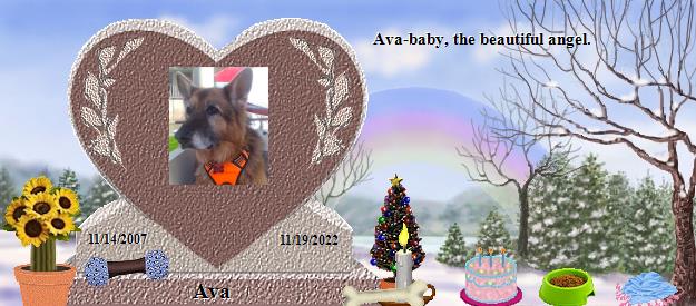 Ava's Rainbow Bridge Pet Loss Memorial Residency Image