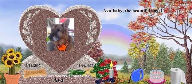 Ava's Rainbow Bridge Pet Loss Memorial Residency Image