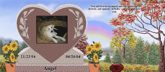 Angel's Rainbow Bridge Pet Loss Memorial Residency Image