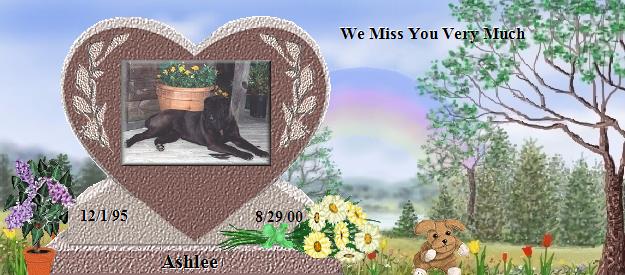 Ashlee's Rainbow Bridge Pet Loss Memorial Residency Image