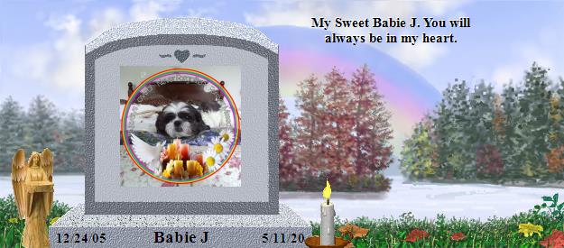 Babie J's Rainbow Bridge Pet Loss Memorial Residency Image