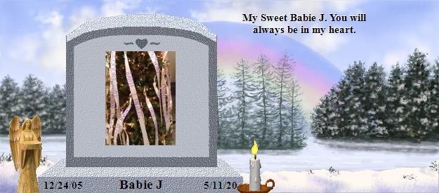 Babie J's Rainbow Bridge Pet Loss Memorial Residency Image