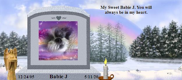 Babie J's Rainbow Bridge Pet Loss Memorial Residency Image