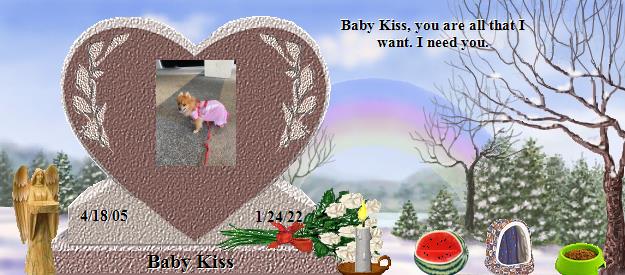 Baby Kiss's Rainbow Bridge Pet Loss Memorial Residency Image