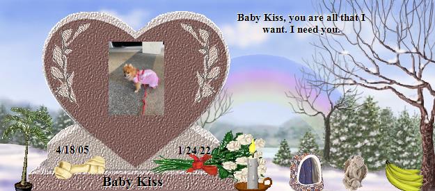Baby Kiss's Rainbow Bridge Pet Loss Memorial Residency Image