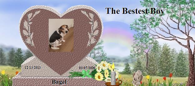 Bagel's Rainbow Bridge Pet Loss Memorial Residency Image
