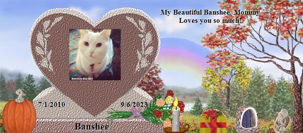 Banshee's Rainbow Bridge Pet Loss Memorial Residency Image