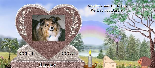 Barclay's Rainbow Bridge Pet Loss Memorial Residency Image
