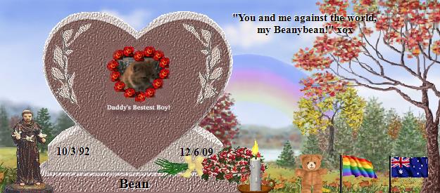 Bean's Rainbow Bridge Pet Loss Memorial Residency Image