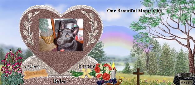 Bebe's Rainbow Bridge Pet Loss Memorial Residency Image