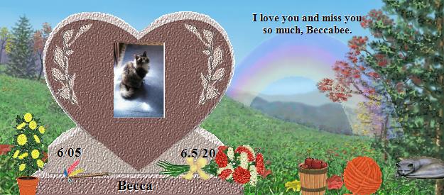 Becca's Rainbow Bridge Pet Loss Memorial Residency Image