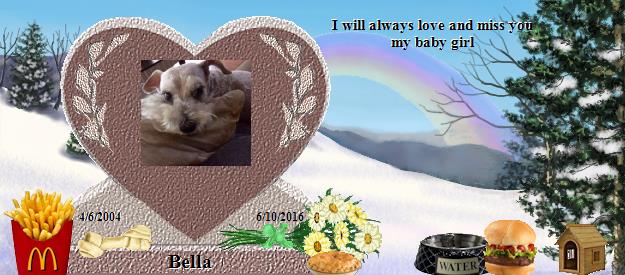 Bella's Rainbow Bridge Pet Loss Memorial Residency Image