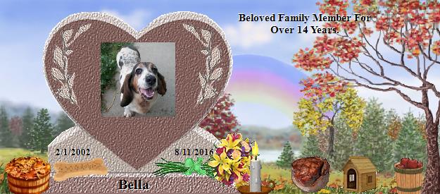 Bella's Rainbow Bridge Pet Loss Memorial Residency Image