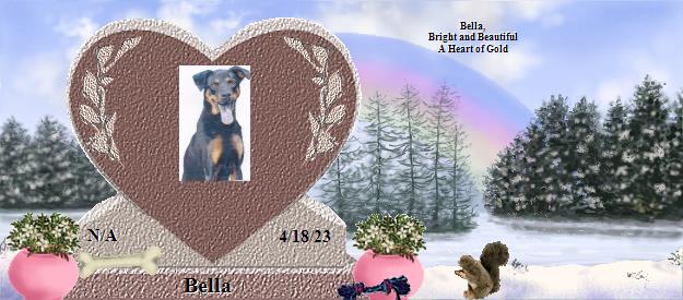 Bella's Rainbow Bridge Pet Loss Memorial Residency Image