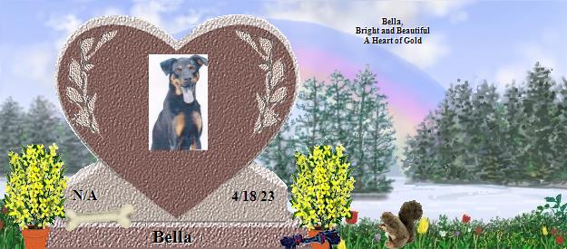 Bella's Rainbow Bridge Pet Loss Memorial Residency Image