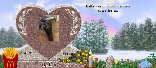 Bella's Rainbow Bridge Pet Loss Memorial Residency Image