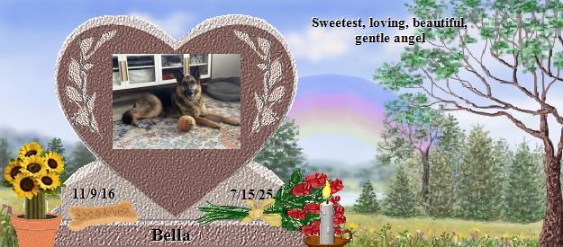 Bella's Rainbow Bridge Pet Loss Memorial Residency Image