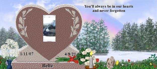 Belle's Rainbow Bridge Pet Loss Memorial Residency Image