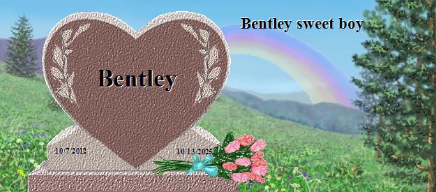 Bentley's Rainbow Bridge Pet Loss Memorial Residency Image