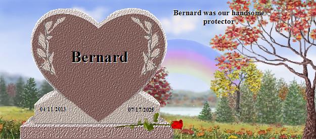 Bernard's Rainbow Bridge Pet Loss Memorial Residency Image