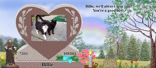 Billie's Rainbow Bridge Pet Loss Memorial Residency Image