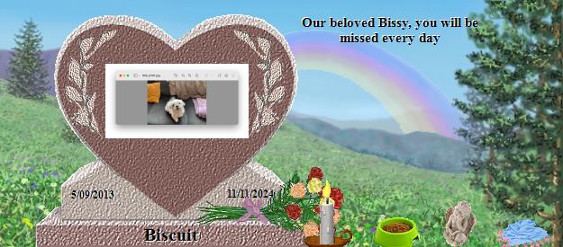 Biscuit's Rainbow Bridge Pet Loss Memorial Residency Image