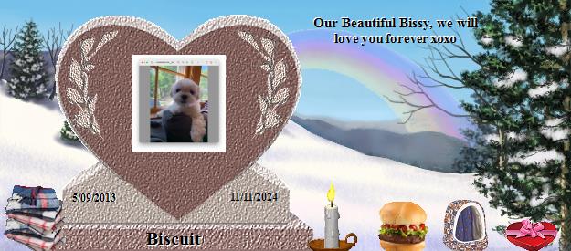 Biscuit's Rainbow Bridge Pet Loss Memorial Residency Image