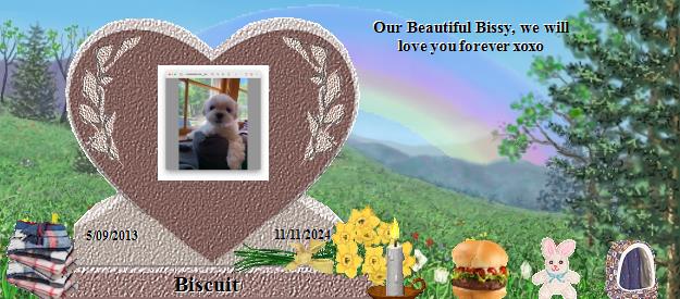 Biscuit's Rainbow Bridge Pet Loss Memorial Residency Image