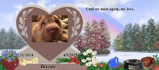 Biscuit's Rainbow Bridge Pet Loss Memorial Residency Image