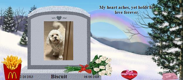 Biscuit's Rainbow Bridge Pet Loss Memorial Residency Image