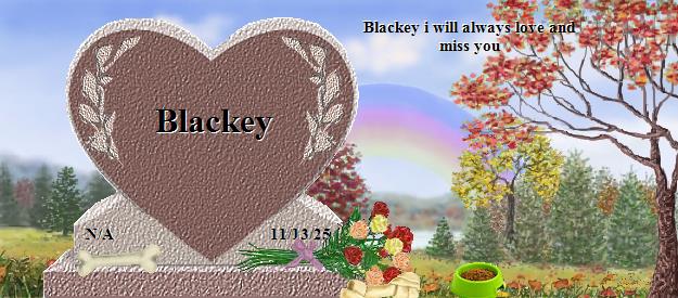 Blackey's Rainbow Bridge Pet Loss Memorial Residency Image