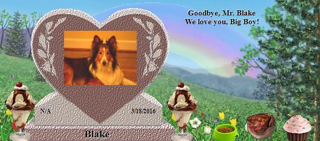 Blake's Rainbow Bridge Pet Loss Memorial Residency Image