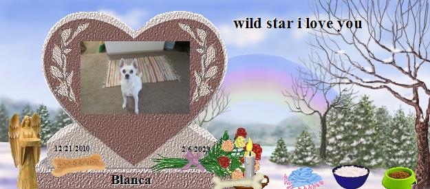 Blanca's Rainbow Bridge Pet Loss Memorial Residency Image