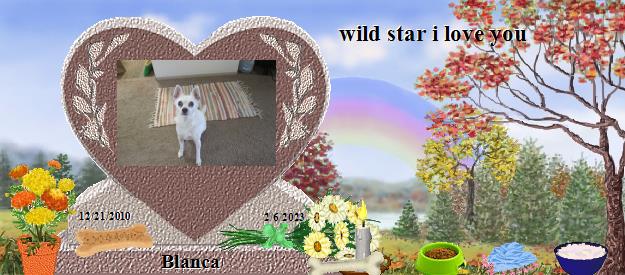 Blanca's Rainbow Bridge Pet Loss Memorial Residency Image