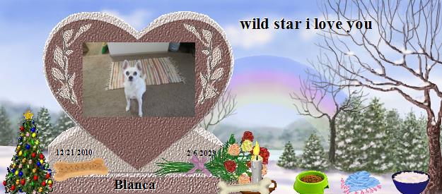 Blanca's Rainbow Bridge Pet Loss Memorial Residency Image