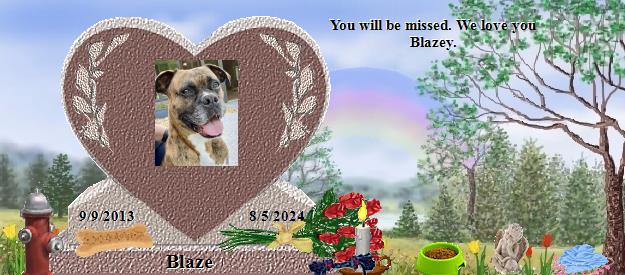 Blaze's Rainbow Bridge Pet Loss Memorial Residency Image