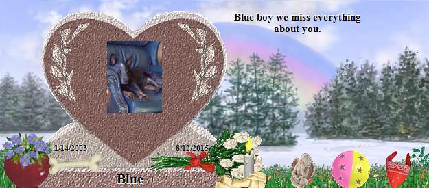 Blue's Rainbow Bridge Pet Loss Memorial Residency Image