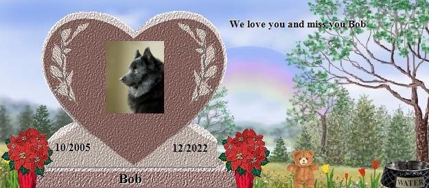 Bob's Rainbow Bridge Pet Loss Memorial Residency Image