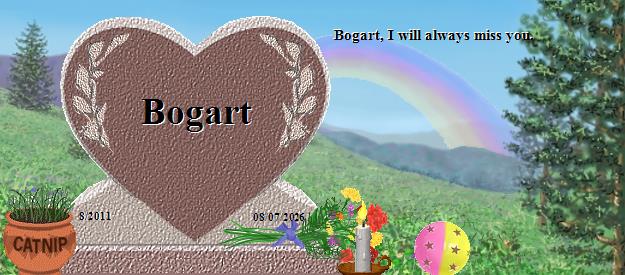 Bogart's Rainbow Bridge Pet Loss Memorial Residency Image