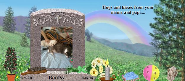 Bootsy's Rainbow Bridge Pet Loss Memorial Residency Image