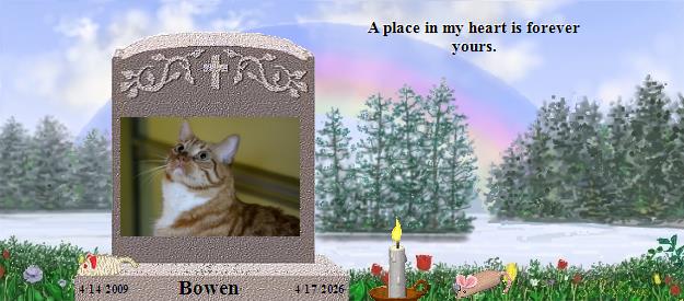 Bowen's Rainbow Bridge Pet Loss Memorial Residency Image
