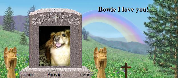 Bowie's Rainbow Bridge Pet Loss Memorial Residency Image