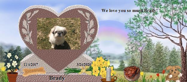 Brady's Rainbow Bridge Pet Loss Memorial Residency Image