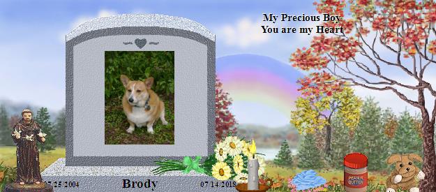 Brody's Rainbow Bridge Pet Loss Memorial Residency Image