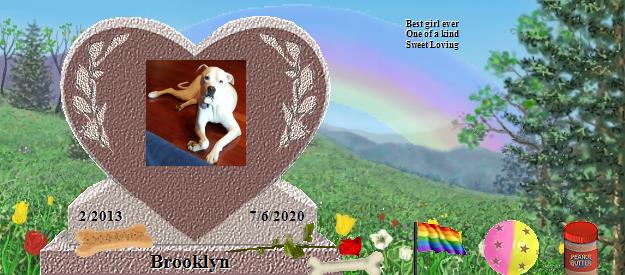 Brooklyn's Rainbow Bridge Pet Loss Memorial Residency Image