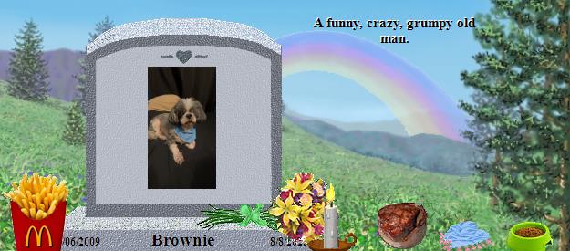 Brownie's Rainbow Bridge Pet Loss Memorial Residency Image