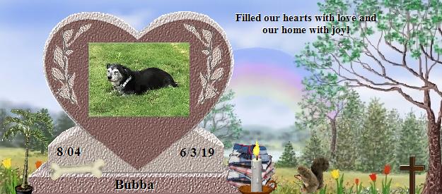 Bubba's Rainbow Bridge Pet Loss Memorial Residency Image
