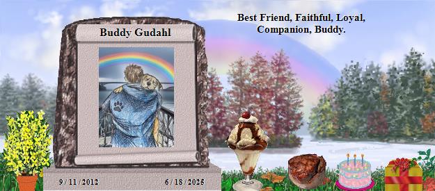Buddy Gudahl's Rainbow Bridge Pet Loss Memorial Residency Image