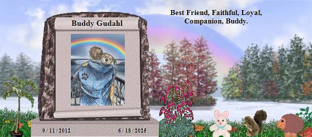 Buddy Gudahl's Rainbow Bridge Pet Loss Memorial Residency Image
